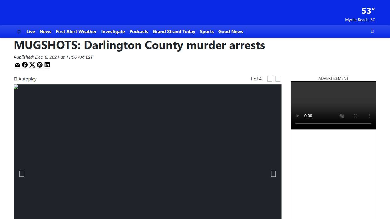 MUGSHOTS: Darlington County murder arrests